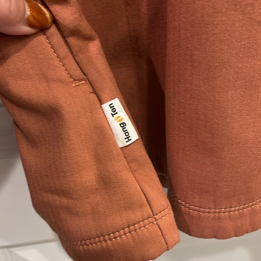 Hang Ten Ladies NWT copper utility jacket, fleece lined sz L - Picture 8 of 10